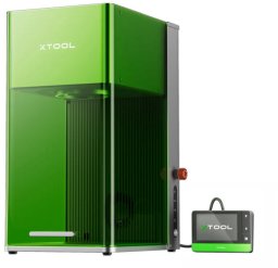 xTool F1 Ultra 2 w 1 - światłowodowa i diodowa grawerka laserowa 20 W - zestaw Deluxe}
