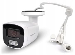 EVERMAX EVX-IP8B01-IRW-Ai-W Kamera IP tubowa biała 8Mpx 2.8mm IR 40m AI IP67 mikrofon