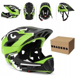 Bezpieczny kask dziecięcy na rower i hulajnogę - sportowy, odpinany, lekki