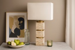 Lampa z kloszem kamienna AP180150