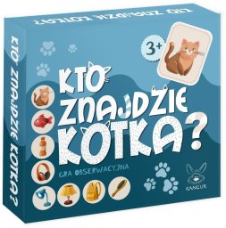 Kangur Kto znajdzie KOTKA? Gra obserwacyjna 3+