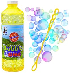 LeanToys Duży Płyn Do Baniek Mydlanych Z Różdżką 1L 1000ml