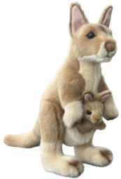 Kangur z młodym 30cm