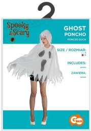 Ponczo dla dorosłych Duch rozm.M