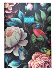 Terminarz 2026 tygodniowy A4 metalic połysk MIX