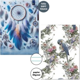 Zeszyt A4/32K linia 90g Boho (6szt)