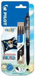 Pilot Pióro kulk Frixion 0,7 czarne+wkład 3szt ONE PIECE