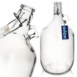 Orion Karafka Butelka ORION 5L Szklana Retro Vintage z Zatrzaskowym Zamknięciem