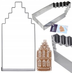 Brikmann Wykrawacz do ciastek stalowy domek 12 cm