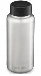 Kanteen Wide (mit Wide Loop Cap), 1182ml/40oz, Brushed Stainless