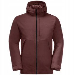 Jack Wolfskin Tempelhof Jkt M 1115491-2185 Bordowe XXL