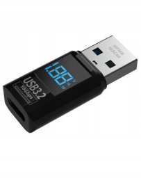 Adapter USB Mathorn MPMA-10AC60 USB-A - USB-C Czarny  (MPMA-10AC60)