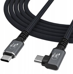 Kabel USB Wozinsky USB-C - USB-C 2 m Czarny (5907769376702)