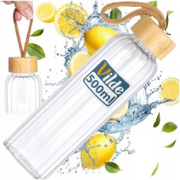 Butelka na wodę szklana 500 ml