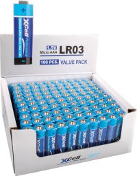 XCell Bateria Performance LR03 Micro AAA 100 sztuk pudełko