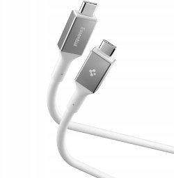 Kabel USB Spigen USB-C - USB-C 1.2 m Biały (ACA08774)