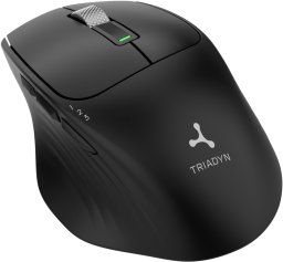 Mysz Triadyn Bezprzewodowa Mysz Biurowa GANYMEDE PRO Bluetooth 2.4 GHz 1600 DPI Czarna