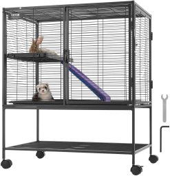 Metalowa Klatka dla Małych Zwierząt 92 cm