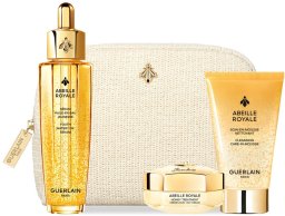 Galt GUERLAIN_SET Abeille Royale Age-Defying Programme Youth Watery Oil Serum serum do twarzy 50ml + Honey Treatment Day Cream krem do twarzy 15ml + Cleansing Care In Mousse mus do twarzy 40ml + kosmetyczka