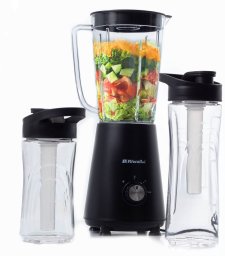 BLENDER KIELICHOWY SMOOTHIE 2 BIDONY 2 WKŁADY CHŁODZĄCE 5w1 RIWALL RBL-01