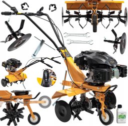 SPALINOWA GLEBOGRYZARKA RIWALL RIWALL RPT 6060 KULTYWATOR METAL PRZEKŁADNIA