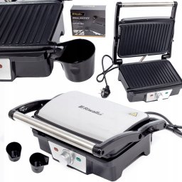 GRILL DO KANAPEK PANINI OPIEKACZ TOSTER ROZKŁ ELEKTRYCZNY RIWALL RGRL-01