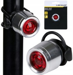 LAMPKA ROWEROWA NA TYŁ ALUMINIOWA DUNLOP