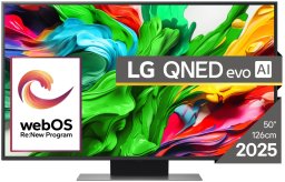 LG QNED evo AI 50QNED86A3C Telewizor 127 cm (50") 4K Ultra HD Smart TV Wi-Fi Czarny