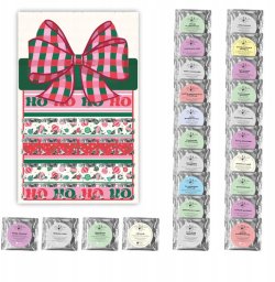 MAXI Kalendarz Adwentowy z herbatą Christmas Countdown - 24 różne saszetki z herbacianym suszem, prezent, upominek, podarunek na Mikołaja Mikołajki Święta