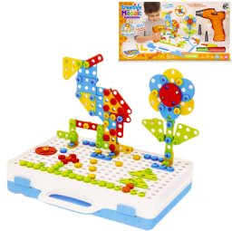 Kreatywny zestaw edukacyjny do skręcania w pudełku z narzędziami