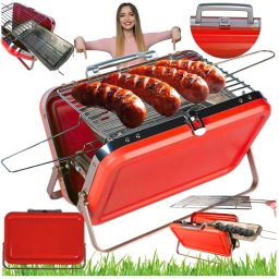 DH Garden Grill Opal ""S lux"" red mini grill czerwo