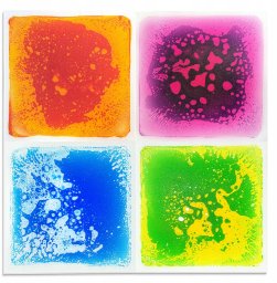 TULLO 703 Ścieżka sensoryczna - sensoryczne płytki z cieczą 30 cm 4 szt.