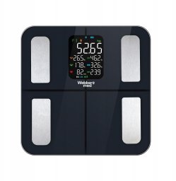 Waga Łazienkowa Analityczna 16 Parametrów Apple Health, Google Fit, IF1320C