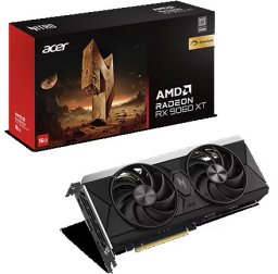 Karta graficzna Acer Nitro Radeon RX 9060 XT 16 GB OC z procesorem AMD, 16 GB pamięci GDDR6, port HDMI: 1, złącze PCI Express 5.