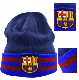 Czapka Zimowa FC Barcelona 52/54 Dziecięca 25/26 licencjonowana Herb Logo