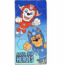 Ręcznik plażowy kąpielowy dla dzieci 120 x 60 cm PSI PATROL AQUA PATROL