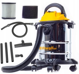 Odkurzacz przemysłowy bezworkowy 2.0 RVS-01 sucho mokro do popiołu kominka