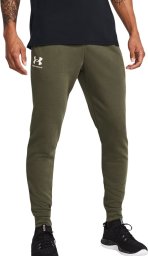 Spodnie męskie Under Armour Rival Terry Jogger khaki 1380843 390 S