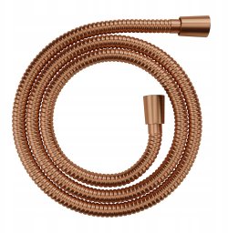 WĄŻ PRYSZNICOWY 150 CM MIEDŹ SZCZOTKOWANA