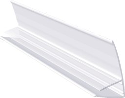 F-profil 2000mm, bezbarwny do poliwęglanu 8-10mm