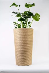 Doniczka jutowa boho z wkładem 75 cm – ręcznie robiona (adoni75)
