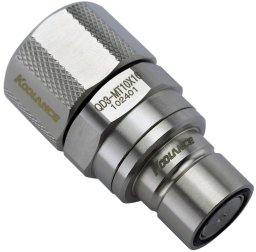 Koolance QD3 Złączka szybkozłączna prosta męska na 16/10mm - no-spill srebrny