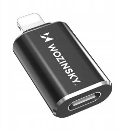 Adapter USB Wozinsky WALA-01 USB-C - Lightning Czarny  (5907769378942)