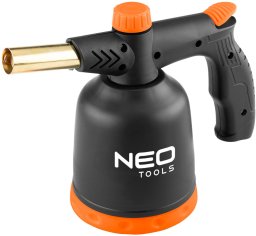 Neo Tools Lampa lutownicza gazowa na naboje 190 g, zapłon piezo, 360 stopni, do pracy w każdej pozycji