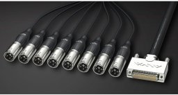 ALVA - Kabel D-Sub25 - 8 x XLRm 5m