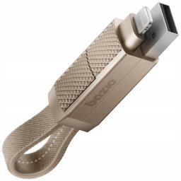 Energea Kabel Bazic GoCharge Alucable 4w1 (USB-A/USB-C - USB-C/Lightning) 15cm 60W 3A PD Fast Charge złoty