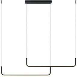 Lampa wisząca podwójna Malawi LP-1015/2P basic Light Prestige LED 20W 3000-6000K czarna