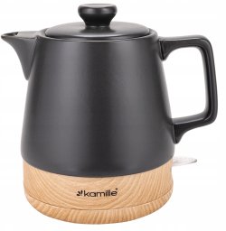 CZAJNIK CERAMICZNY 1729 CZARNY 1 L 1200 W