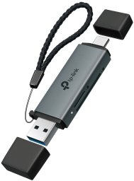 Czytnik TP-Link TP-Link UA430D USB3.0 Typ-C & Typ-A to SD+microSD 3.0 Adap.