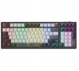 Klawiatura mechaniczna A4TECH BLOODY WS98 Grey WRLS (BLMS RED Plus Switches)